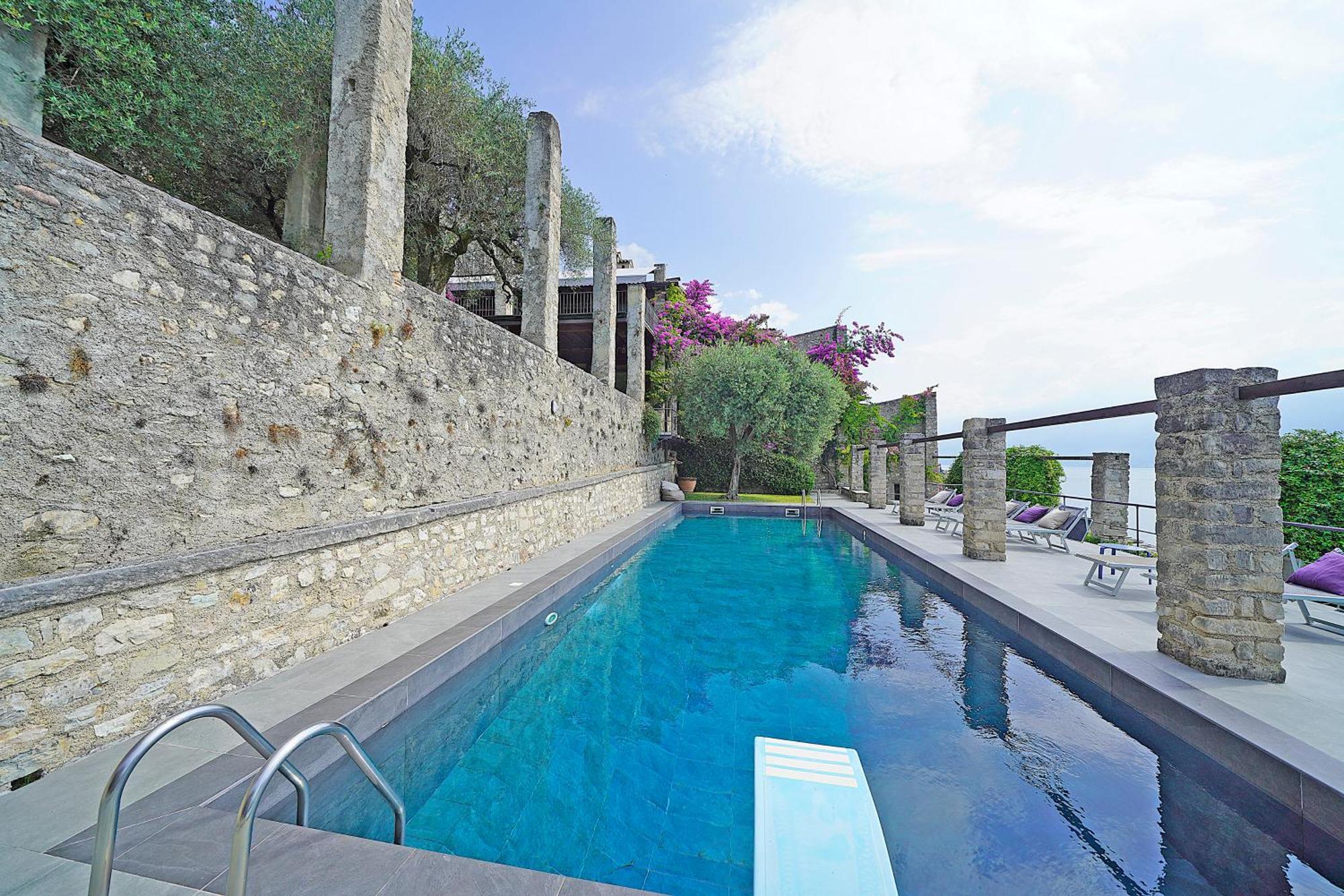 Villa Rachele: Stunning Luxury Villa In Centre Gargnano With Private Pool And Breathtaking Views Exteriér fotografie