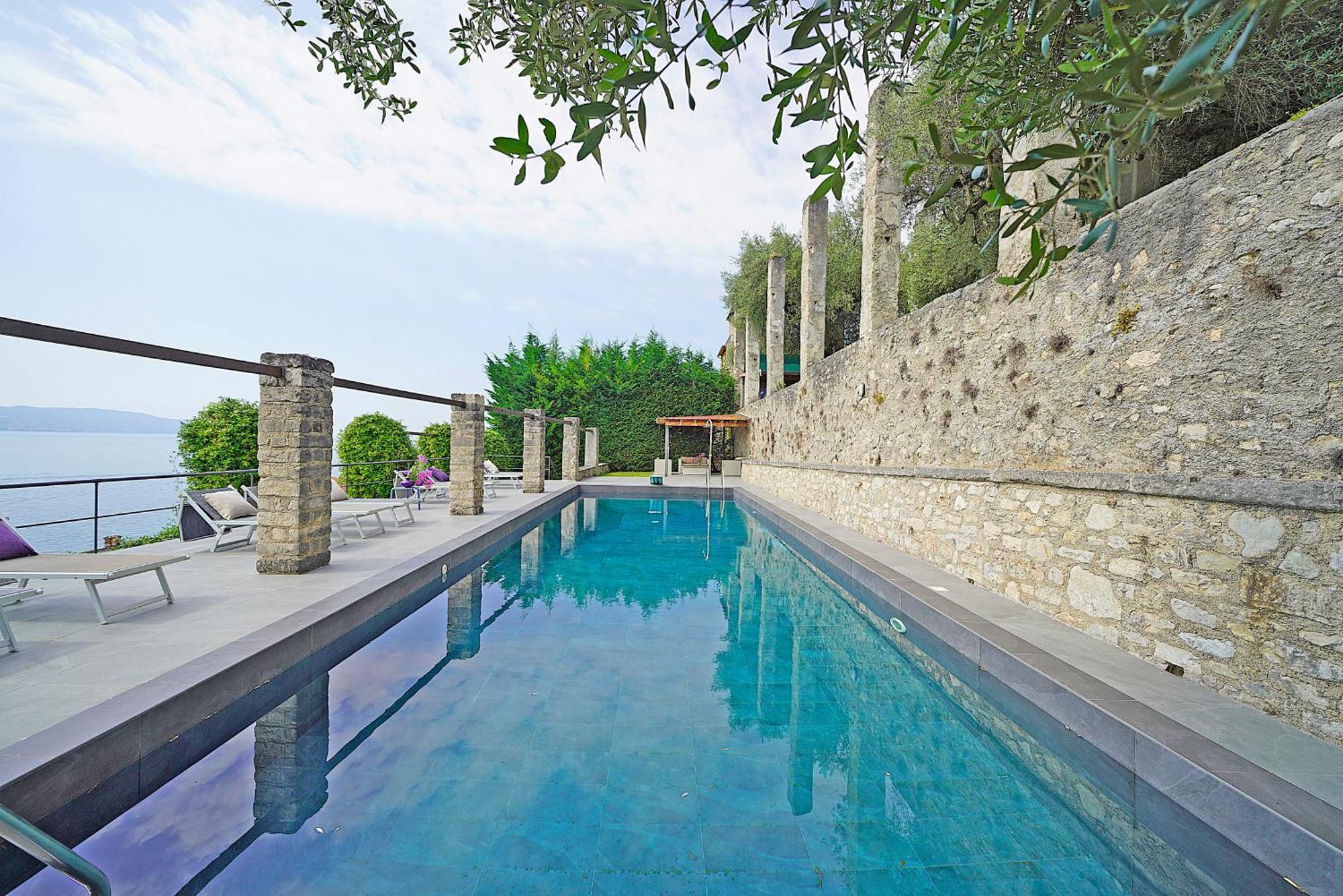 Villa Rachele: Stunning Luxury Villa In Centre Gargnano With Private Pool And Breathtaking Views Exteriér fotografie