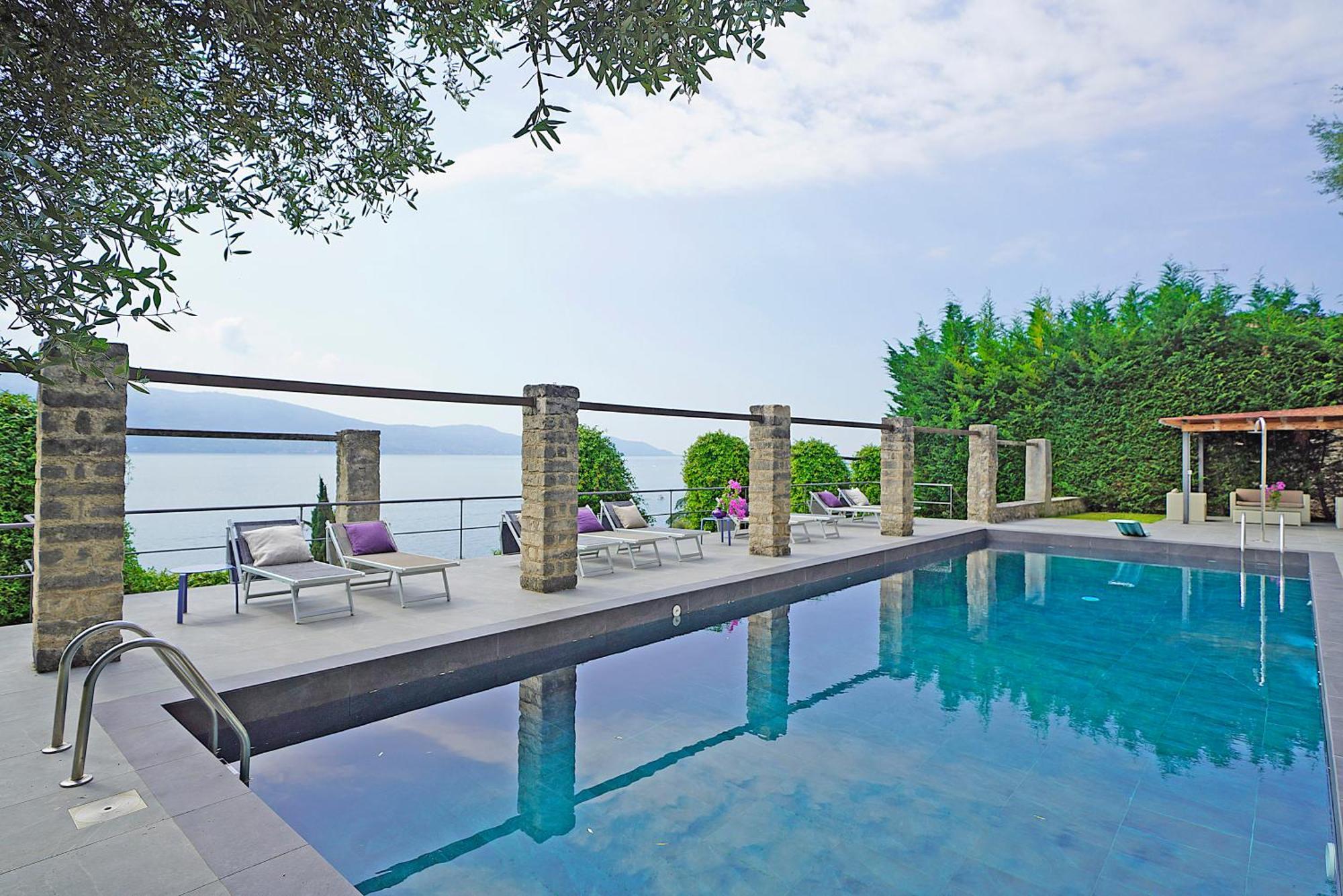 Villa Rachele: Stunning Luxury Villa In Centre Gargnano With Private Pool And Breathtaking Views Exteriér fotografie
