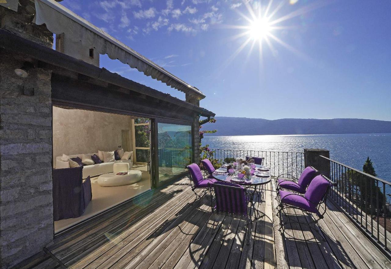 Villa Rachele: Stunning Luxury Villa In Centre Gargnano With Private Pool And Breathtaking Views Exteriér fotografie